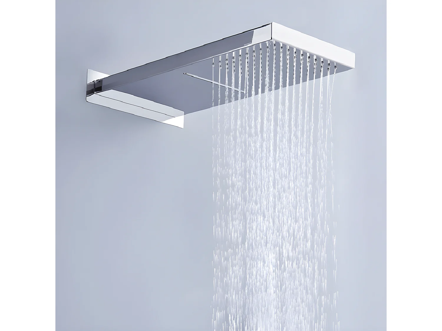 Ensemble de douche encastré monocommande NIAGARA chromé