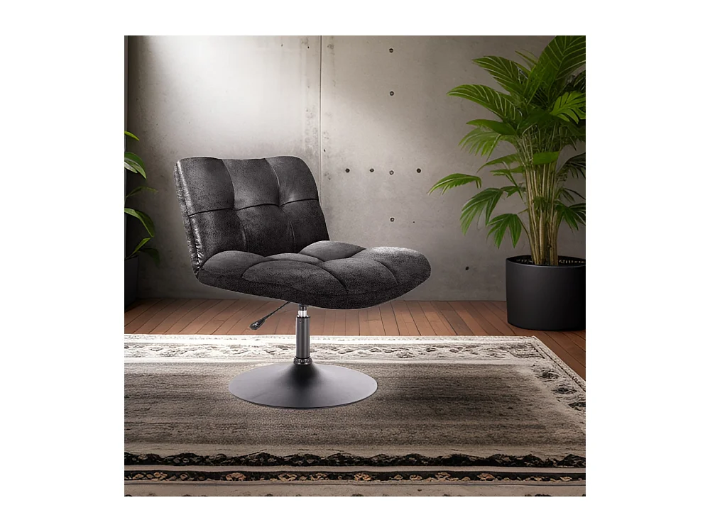 Fauteuil Noir Vintage Indus M1 Noir