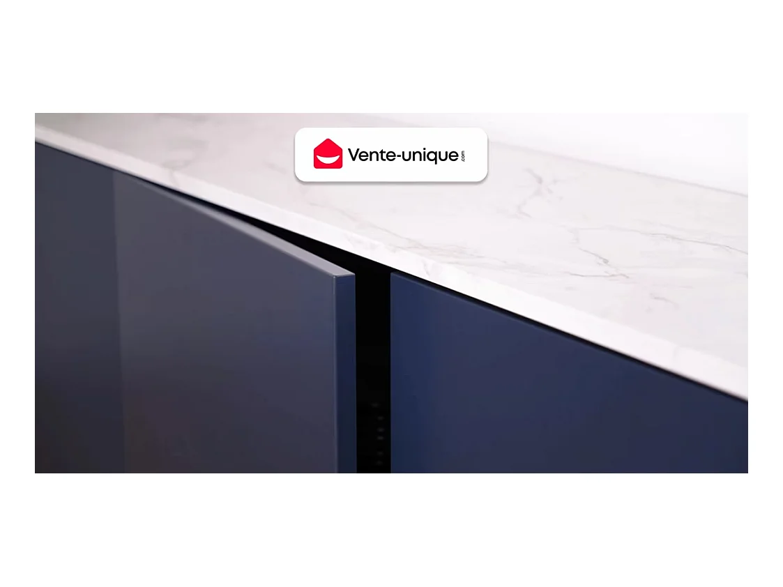 Meuble de salle de bain suspendu avec vasque à encastrer - Placage chêne - 120 cm - MILIPAM