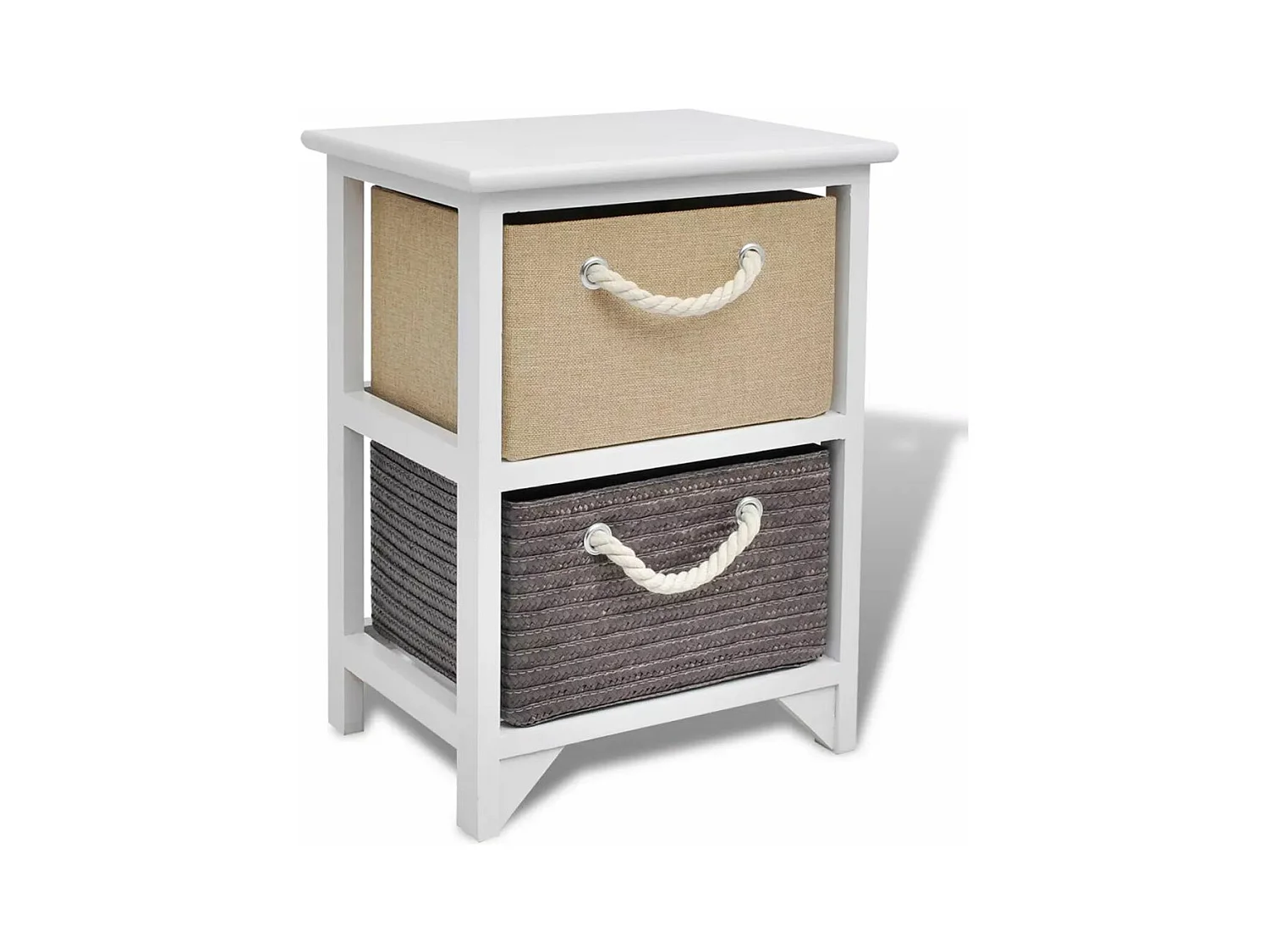 Table de nuit chevet bois marron 35 x 27 x 48 cm 1402061