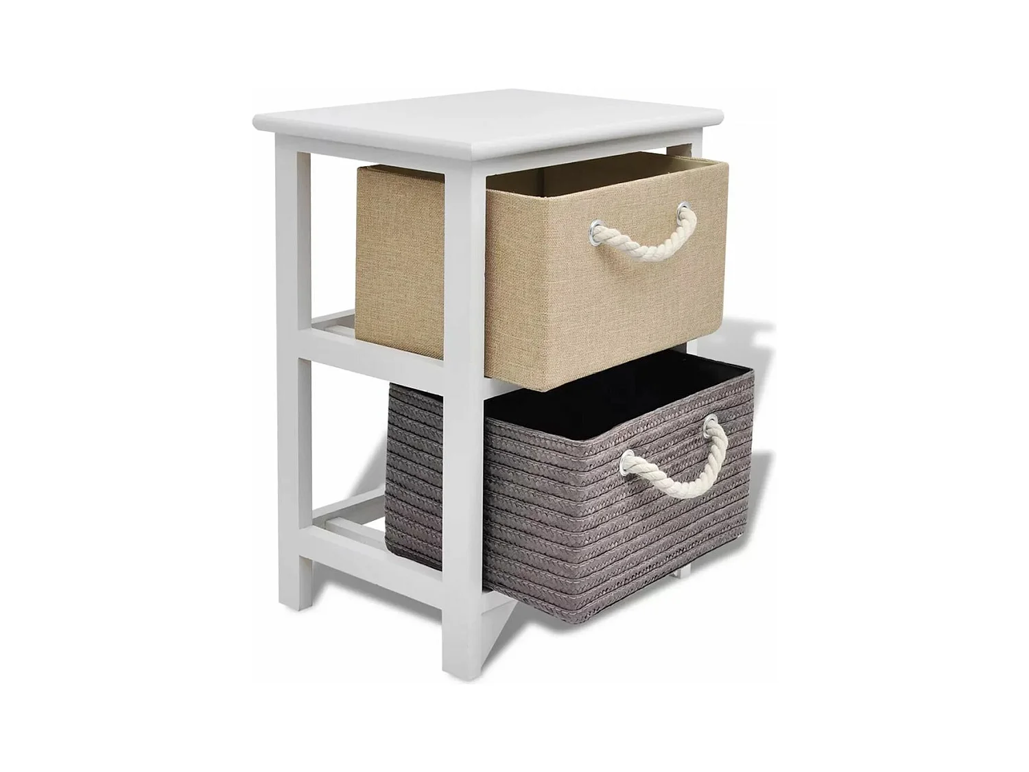 Table de nuit chevet bois marron 35 x 27 x 48 cm 1402061