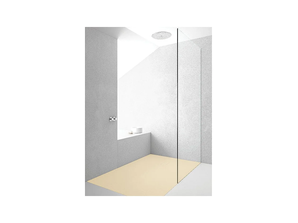 Plato de ducha resina FUSION CREMA  90x90cm