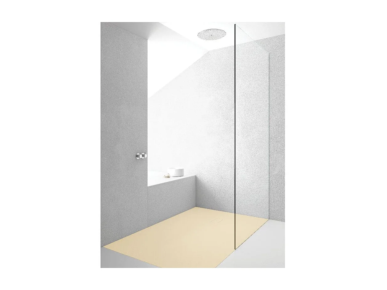 Plato de ducha resina FUSION CREMA  70x70 cm
