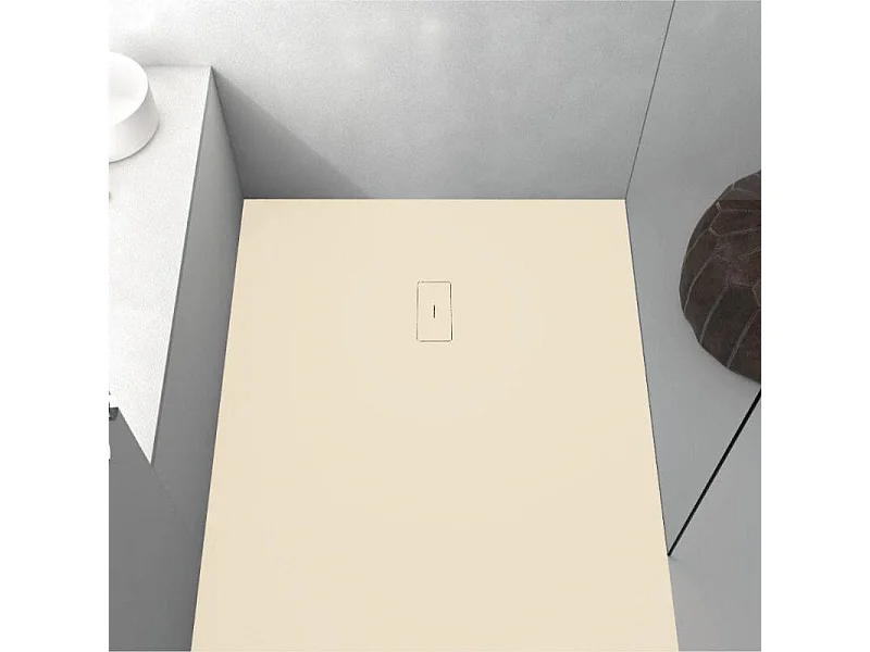 Plato de ducha resina FUSION CREMA  70x70 cm