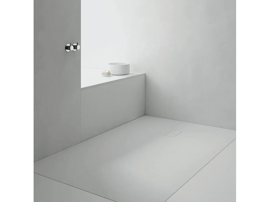 Plato de ducha resina FUSION CREMA  100x140cm