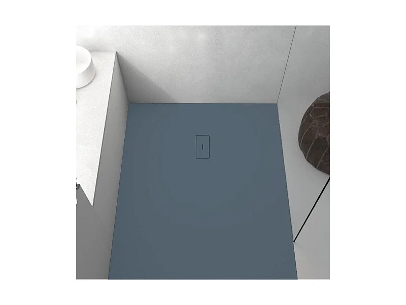 Plato de ducha resina FUSION ANTRACITA  100x140cm