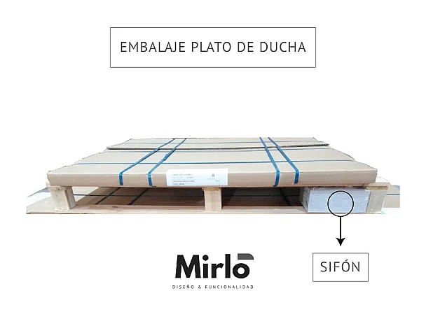 Mineralguss-Duschwanne extra flach LYRA SCHWARZ 100x100cm