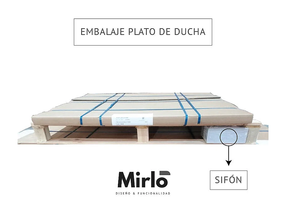Mineralguss-Duschwanne extra flach LYRA SCHWARZ 80x200cm