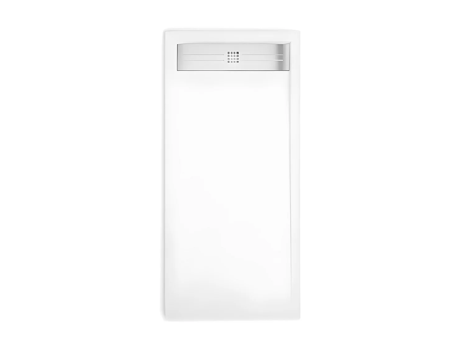 Plato de ducha resina ELITE BLANCO  90x110cm rejilla inox