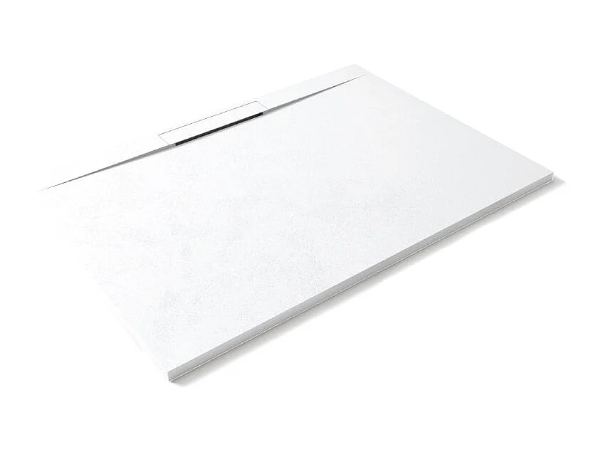 Mineralguss-Duschwanne extra flach LYRA WEISS 70x180cm