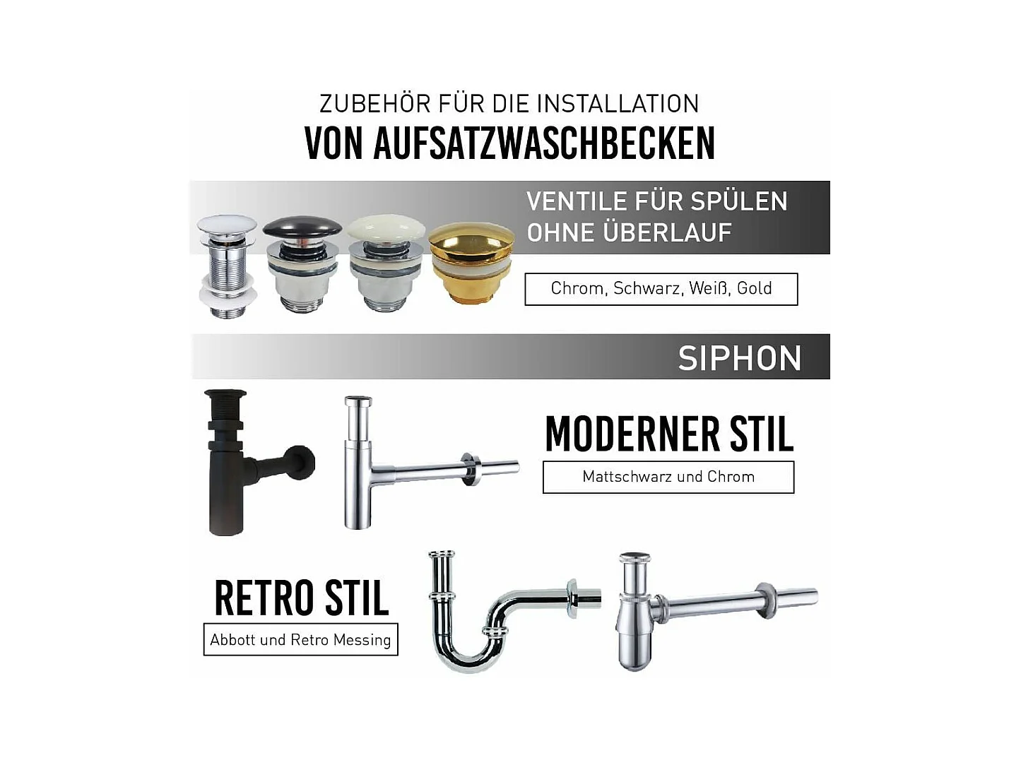 Lavabo blanco brillante sobre encimera cerámico PALERMO 40 x 40 cm