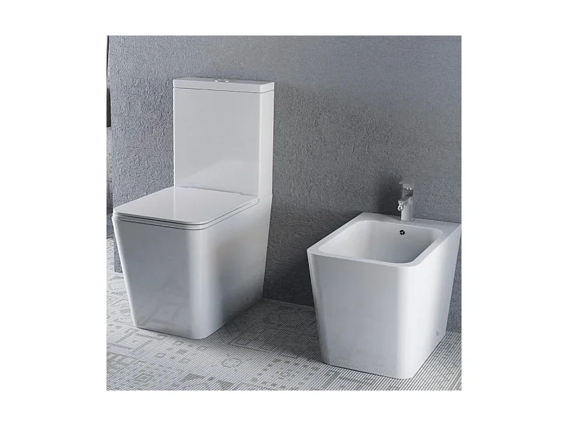 Toilette WC à poser PISA en céramique