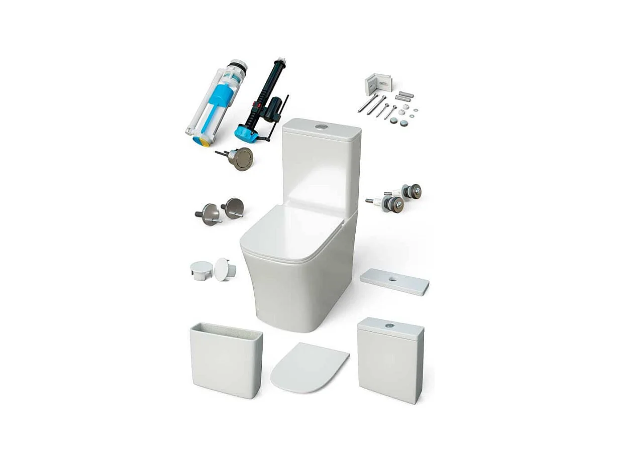 Inodoro cerámica NIKKO cisterna baja