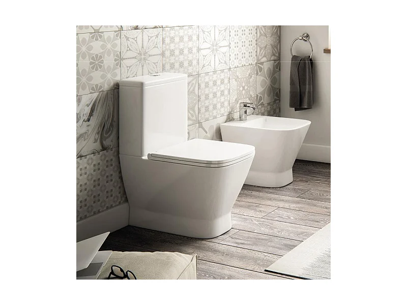 Inodoro cerámica RHODAS cisterna baja