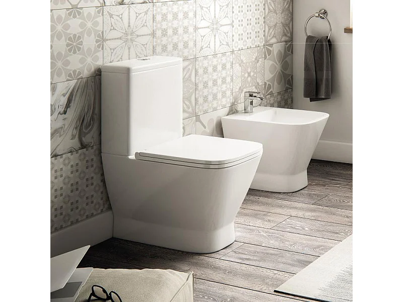 Inodoro cerámica RHODAS cisterna baja