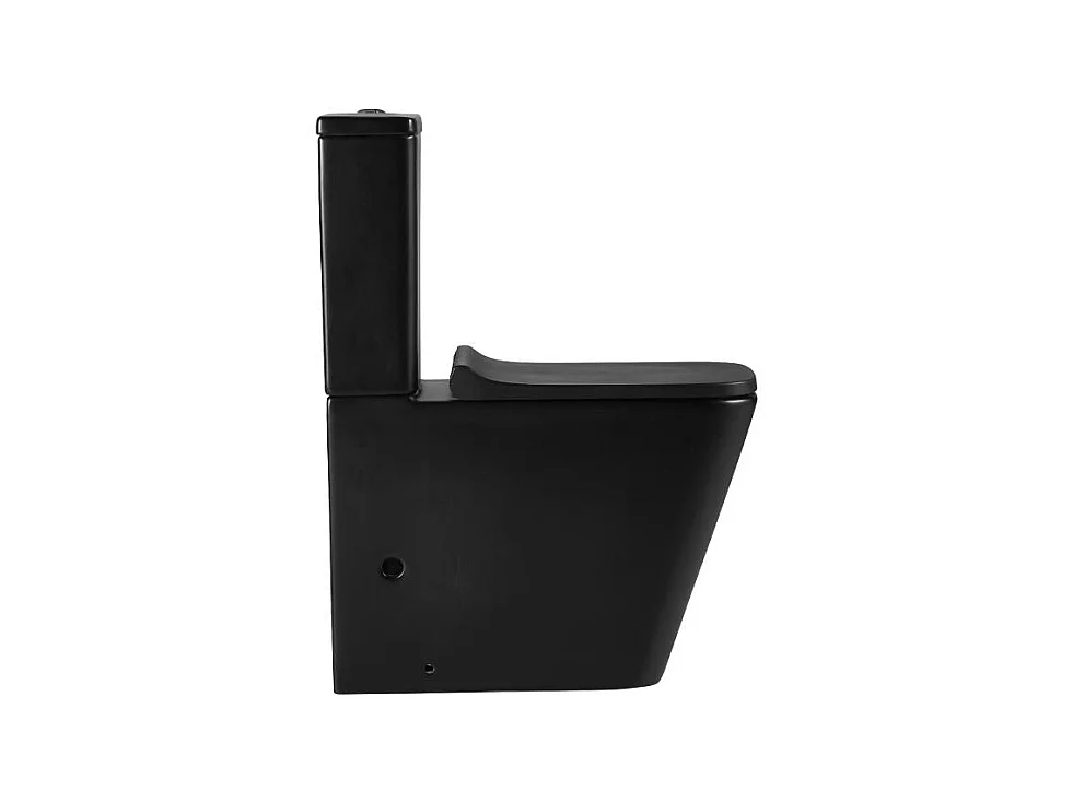 Toilette WC à poser PISA en céramique noir mat