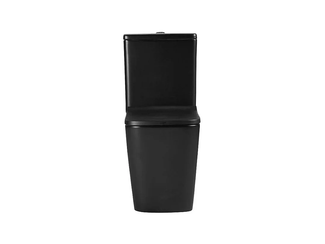 Inodoro cerámica PISA cisterna baja negro mate