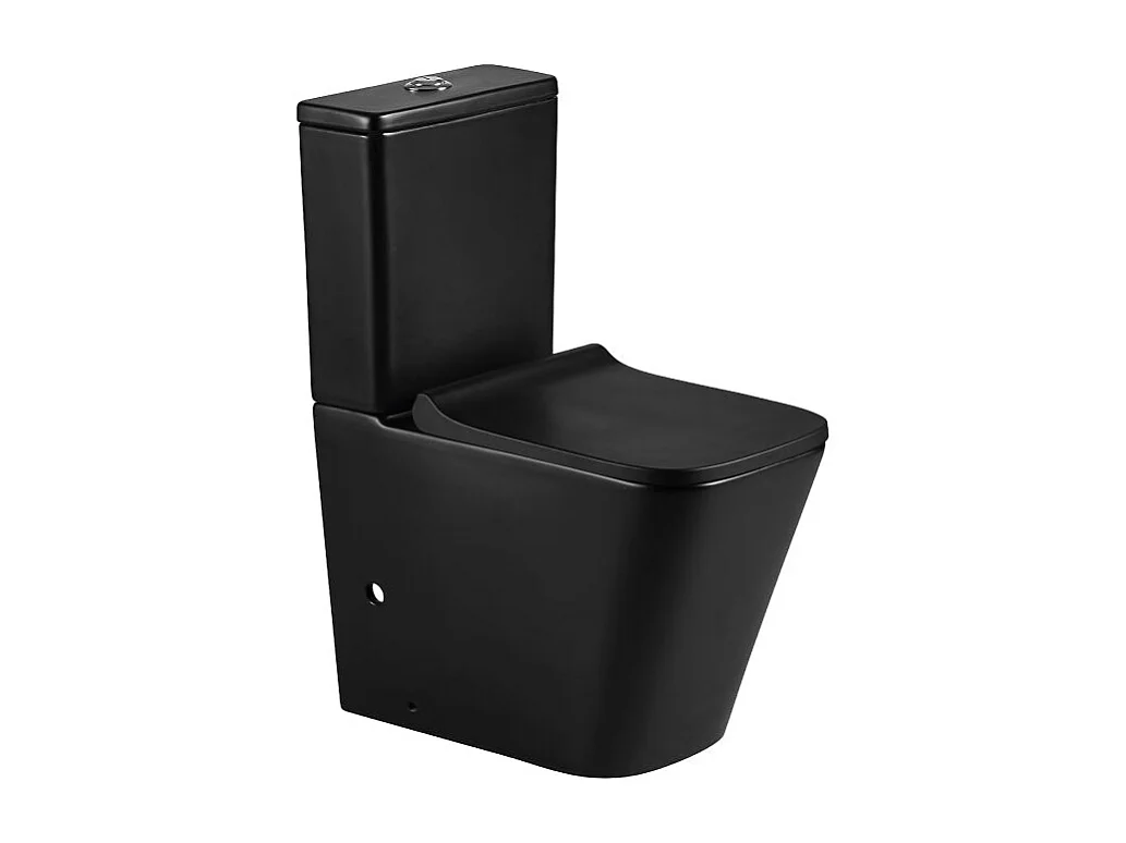 Inodoro cerámica cisterna baja ORBIS negro mate