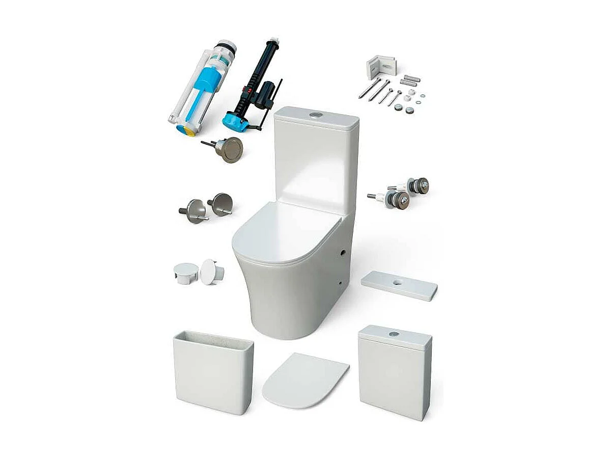 Inodoro cerámica PARIS cisterna baja