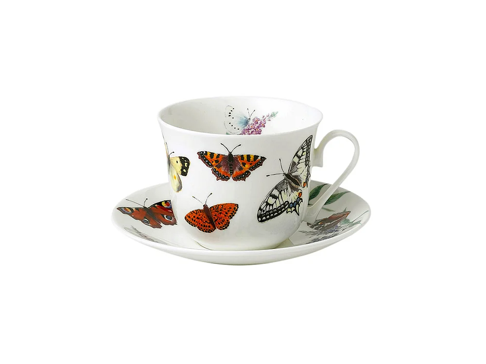 Déjeuner 45 cl et sa sous-tasse  Butterfly