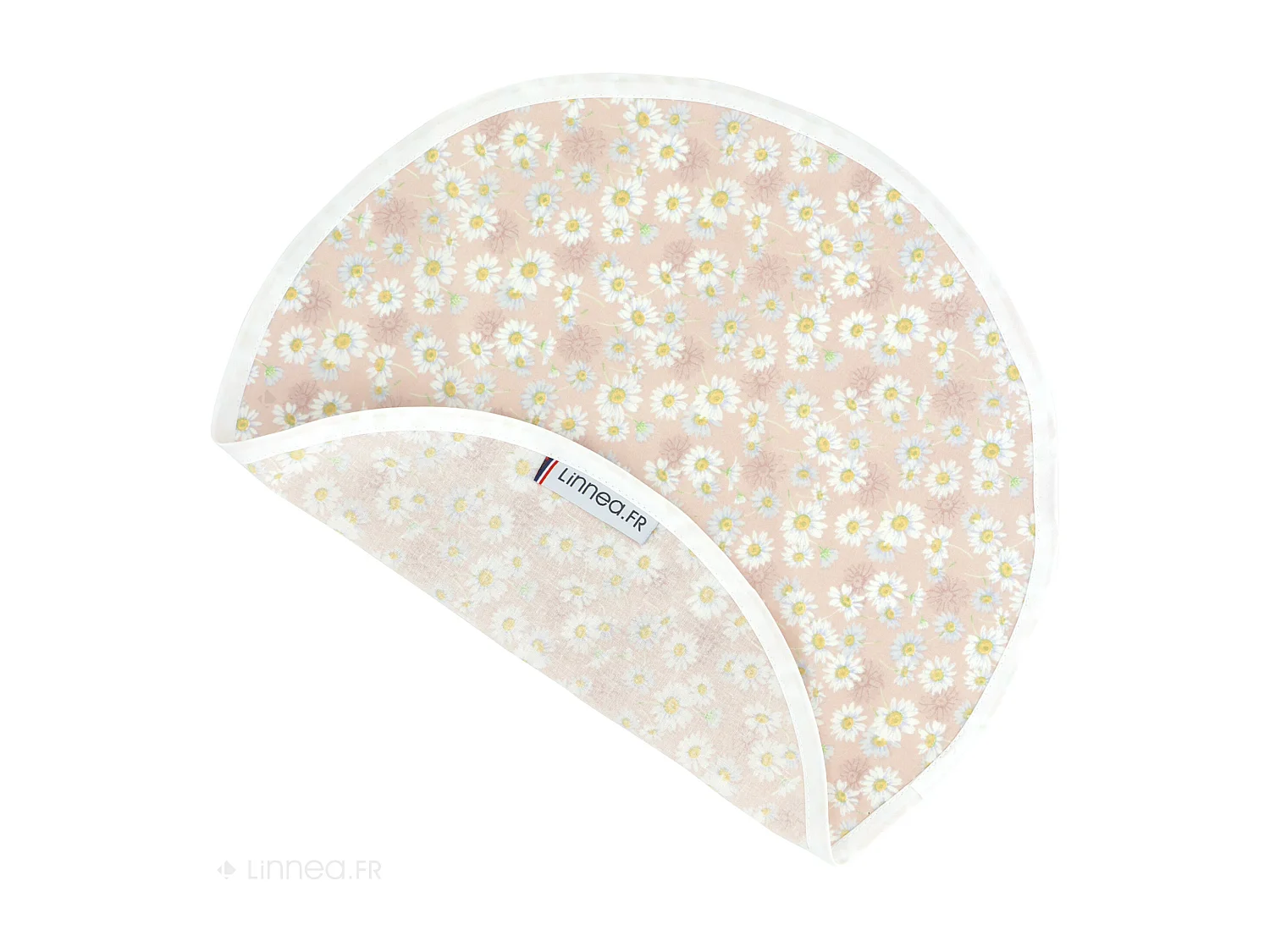 Set de table enduit 38 cm ASTER Rose poudré