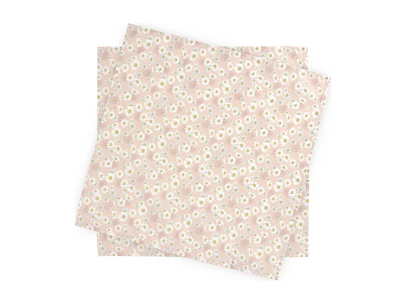 Set de table enduit 45x45 cm ASTER Rose poudré