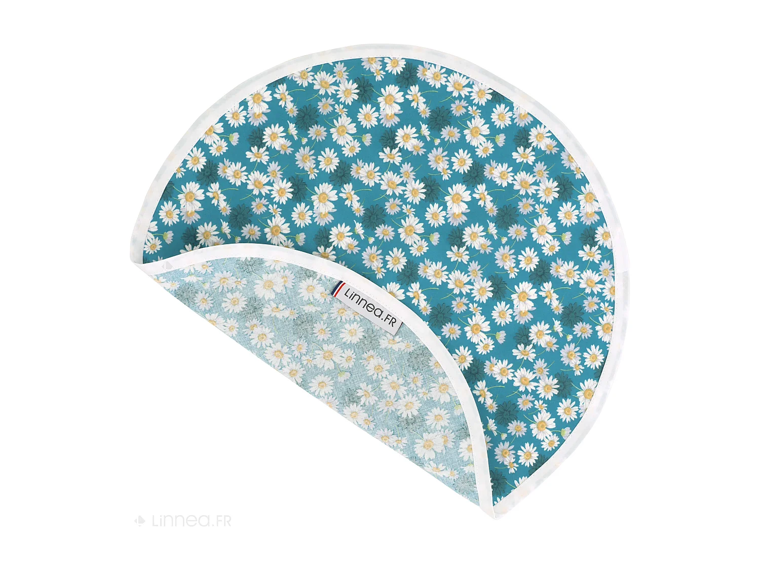 Set de table enduit 38 cm ASTER bleu Pétrole