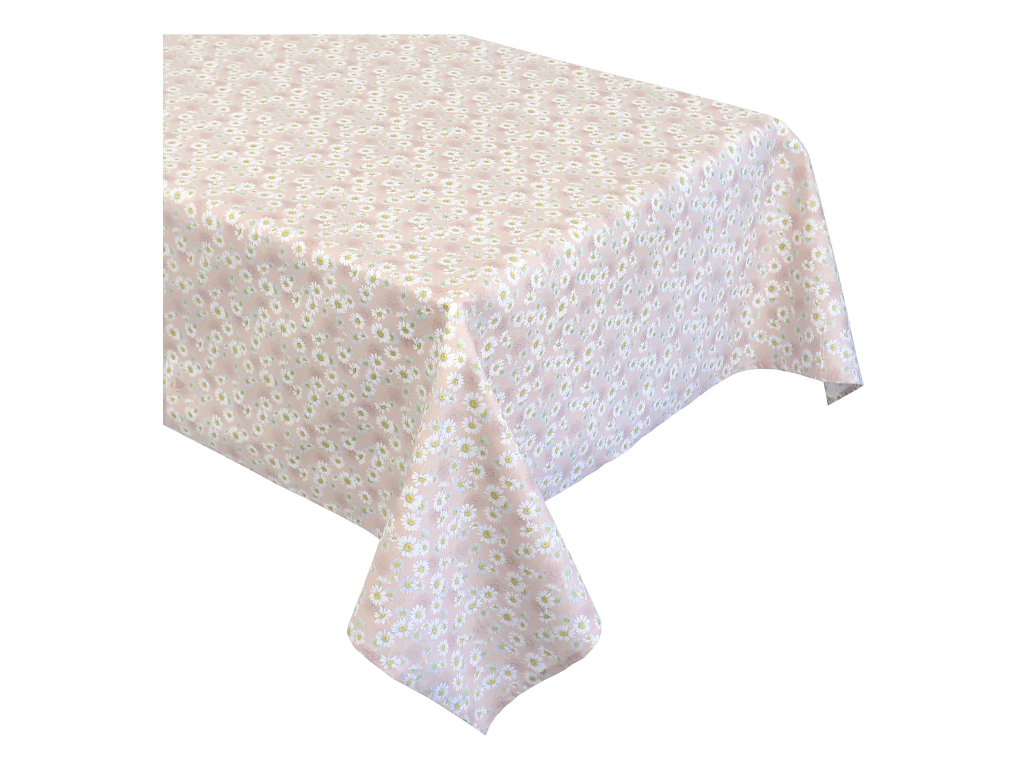 Nappe carrée enduit 80x80 cm ASTER Rose poudré