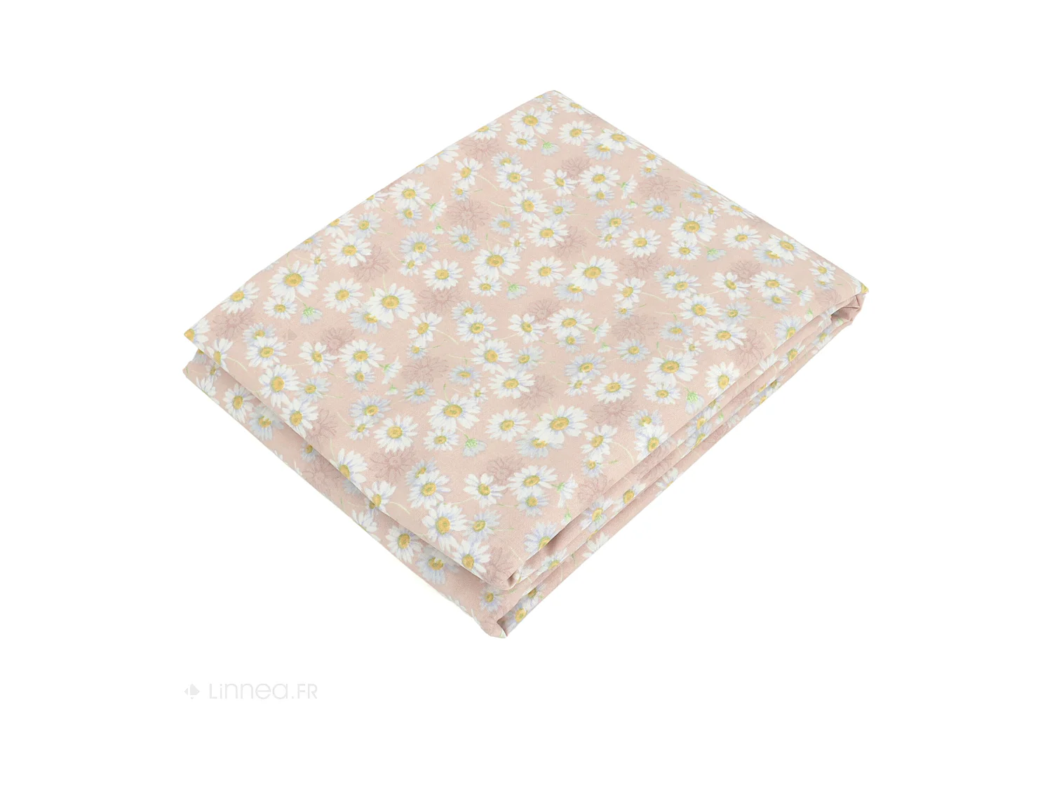 Nappe carrée enduit 80x80 cm ASTER Rose poudré