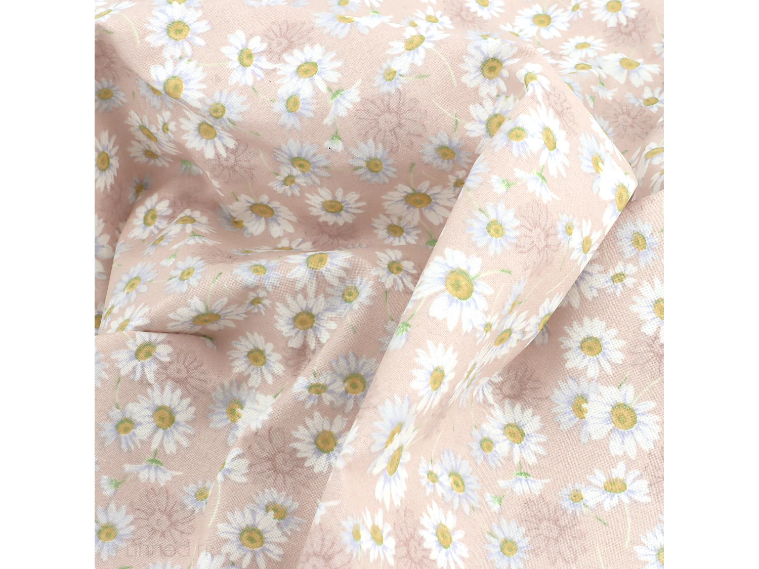 Nappe carrée enduit 80x80 cm ASTER Rose poudré