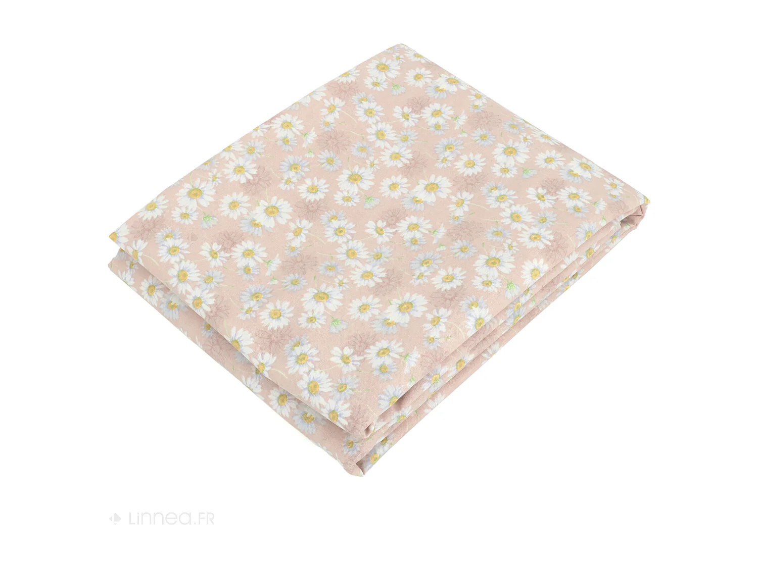 Nappe carrée enduit 80x80 cm ASTER Rose poudré