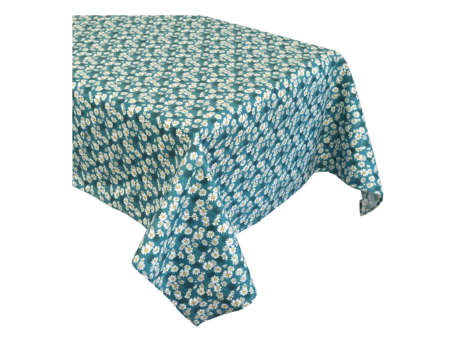 Nappe carrée enduit 80x80 cm ASTER bleu Pétrole