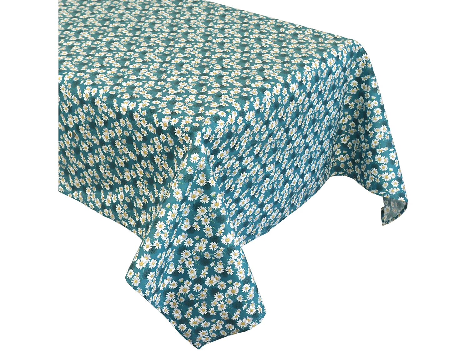 Nappe carrée enduit 80x80 cm ASTER bleu Pétrole