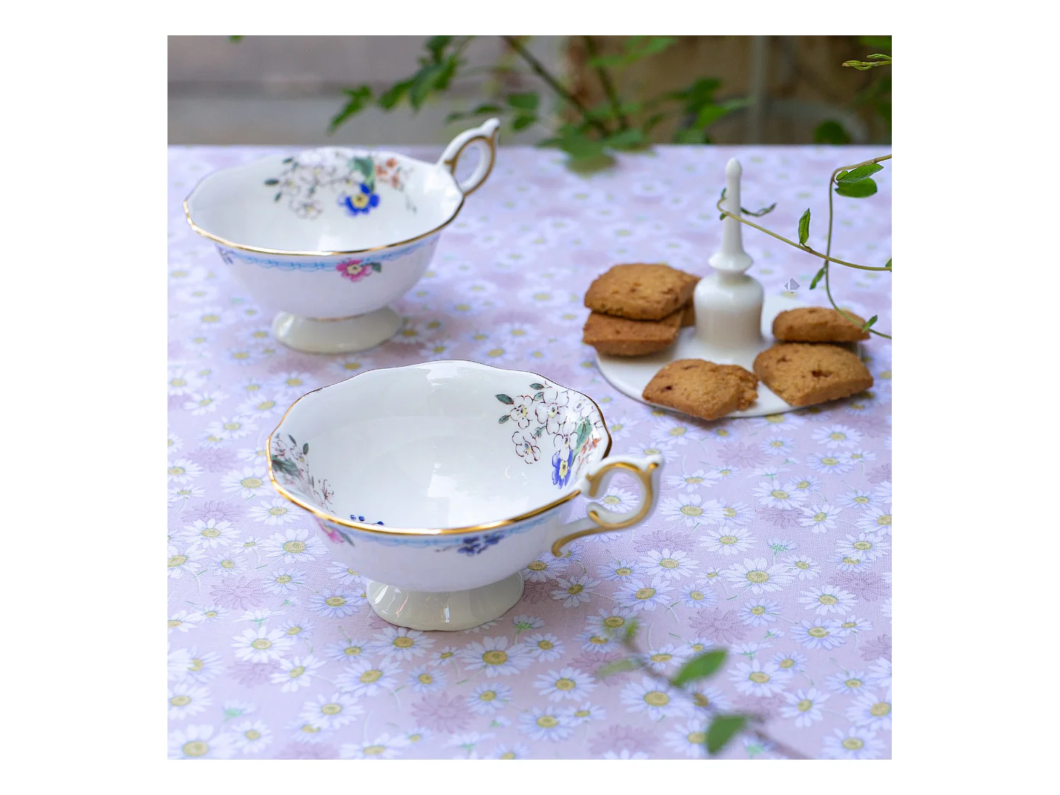 Nappe rectangle enduit 150x200 cm ASTER Rose poudré