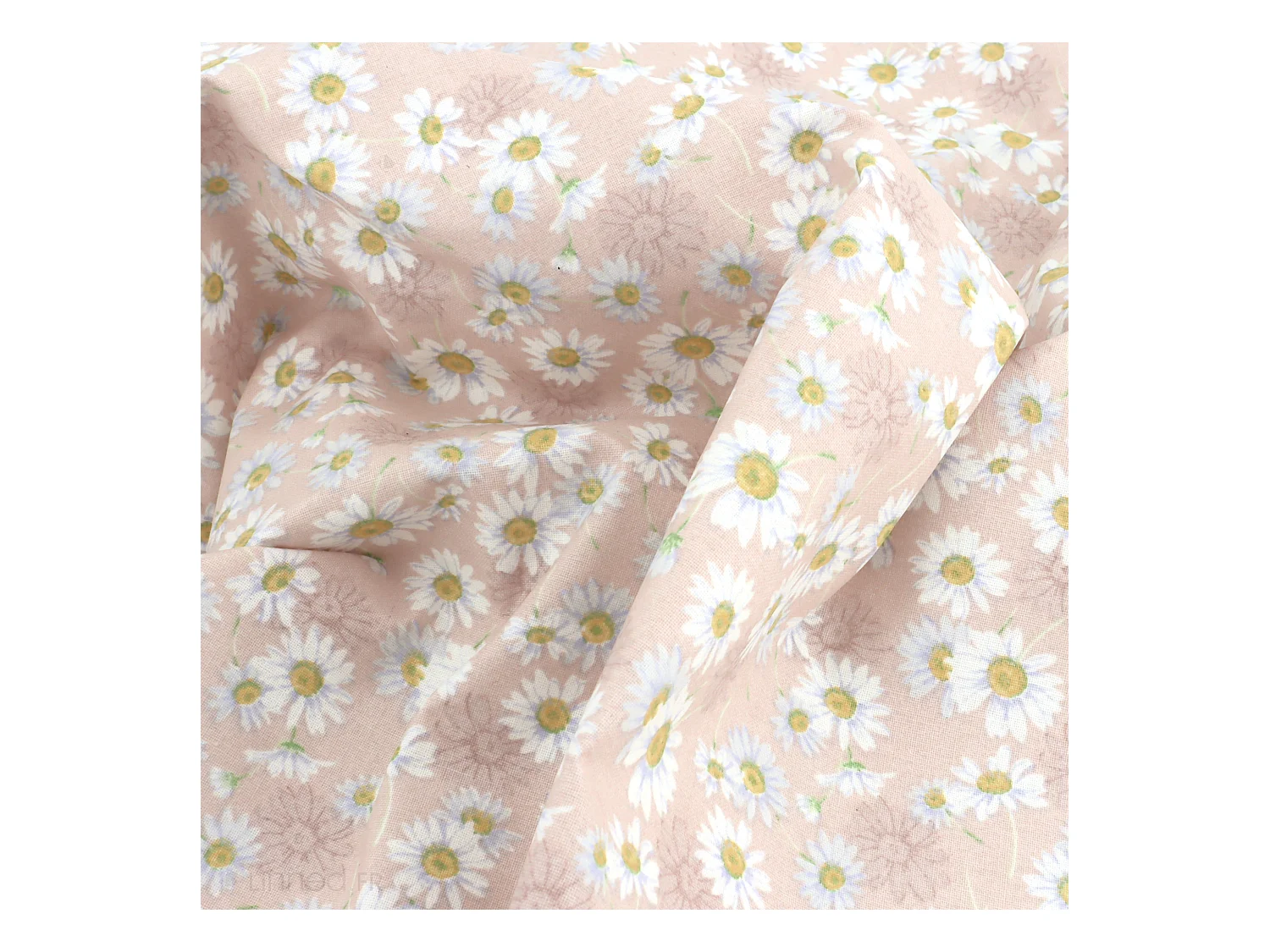 Nappe rectangle enduit 150x200 cm ASTER Rose poudré