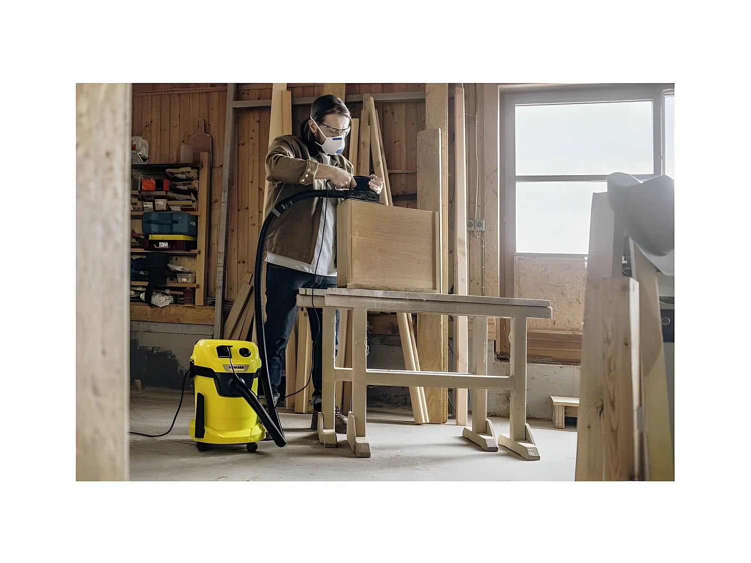 Aspirador de Água e Pó WD 3 P V-19/4/20 - Depósito de Polipropileno 19 L - 1000W (Tomada Eletroportativa)