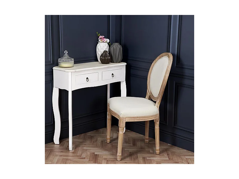 Chaise Eleonor Beige - Lot De 2 Beige