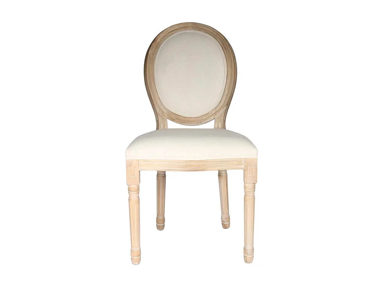 Chaise Eleonor Beige - Lot De 2 Beige