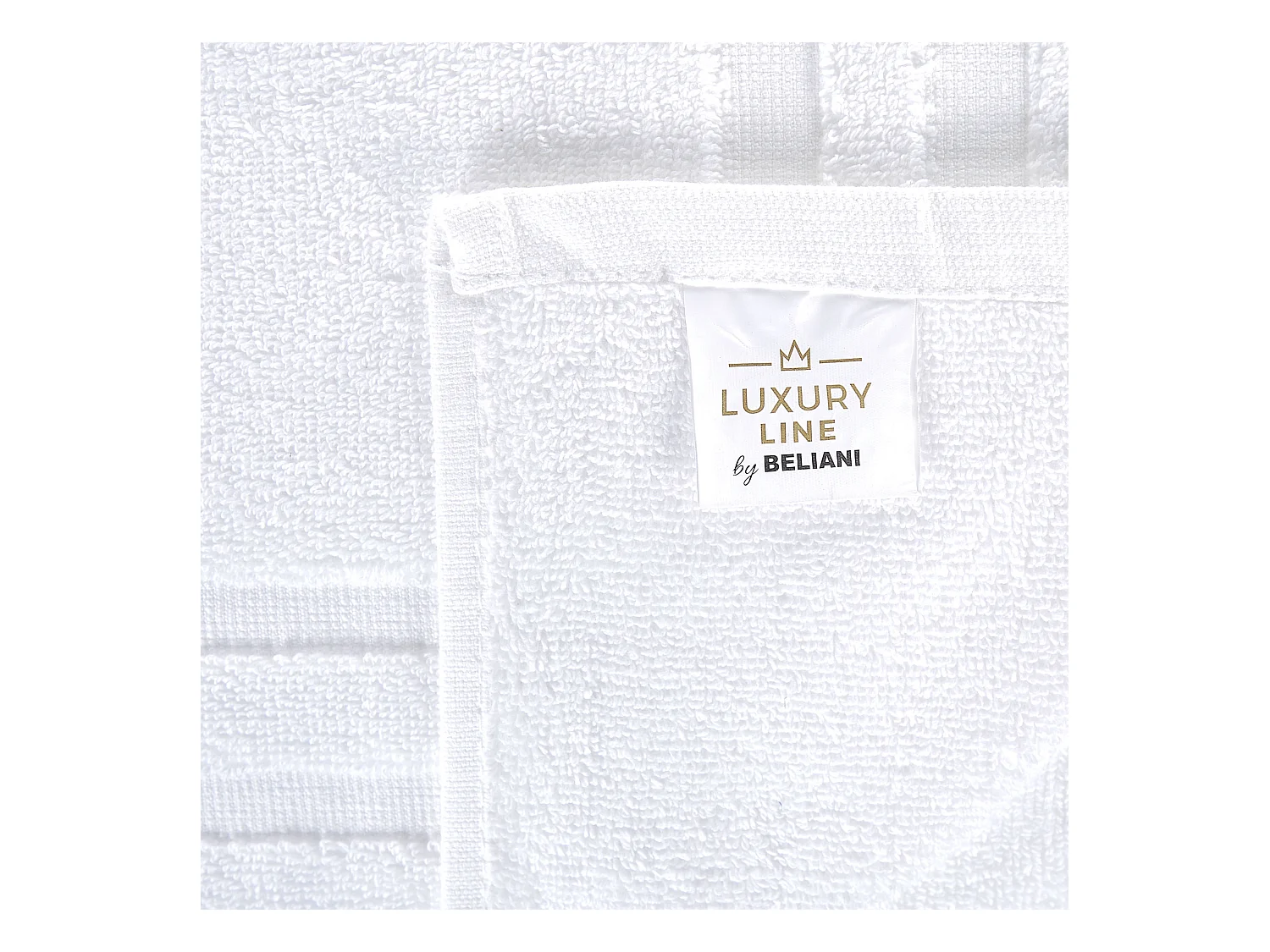 Conjunto de 9 toallas MITIARO Felpa de algodón Blanco