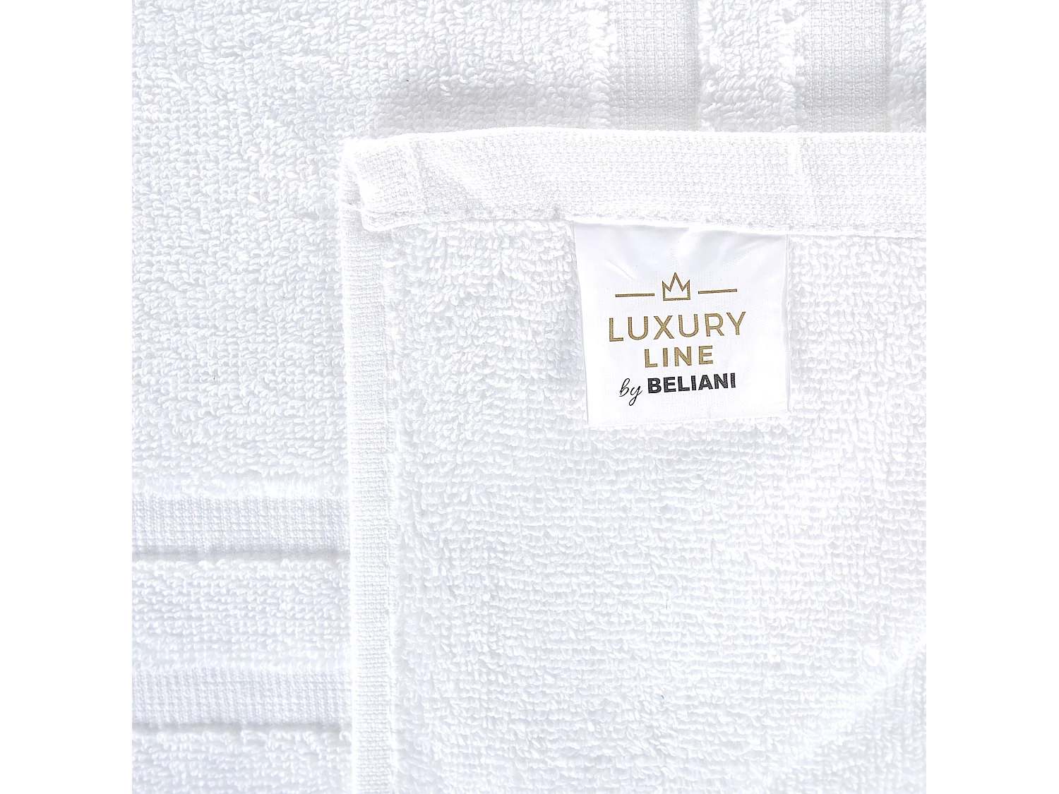 Jogo de 9 toalhas MITIARO Felpa de algodão Branco