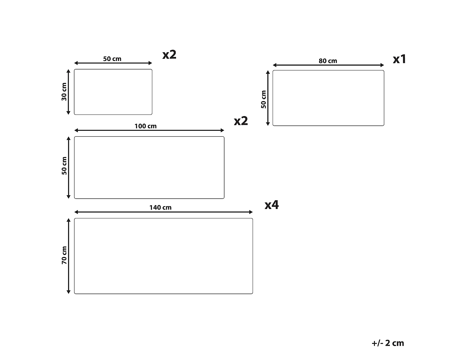 Lot de 9 serviettes MITIARO Tissu éponge Beige sable