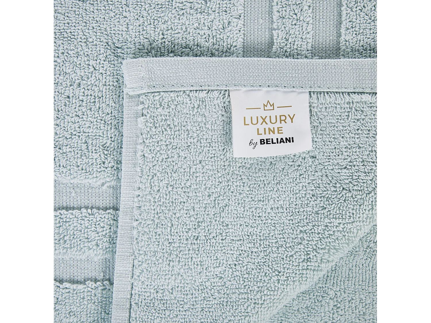 Set di 9 asciugamani MITIARO Tessuto a spugna Verde menta