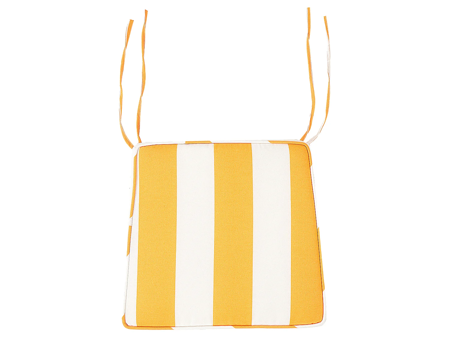 Lot de 2 coussins pour chaises de jardin TERNI 37 x 34 cm Jaune