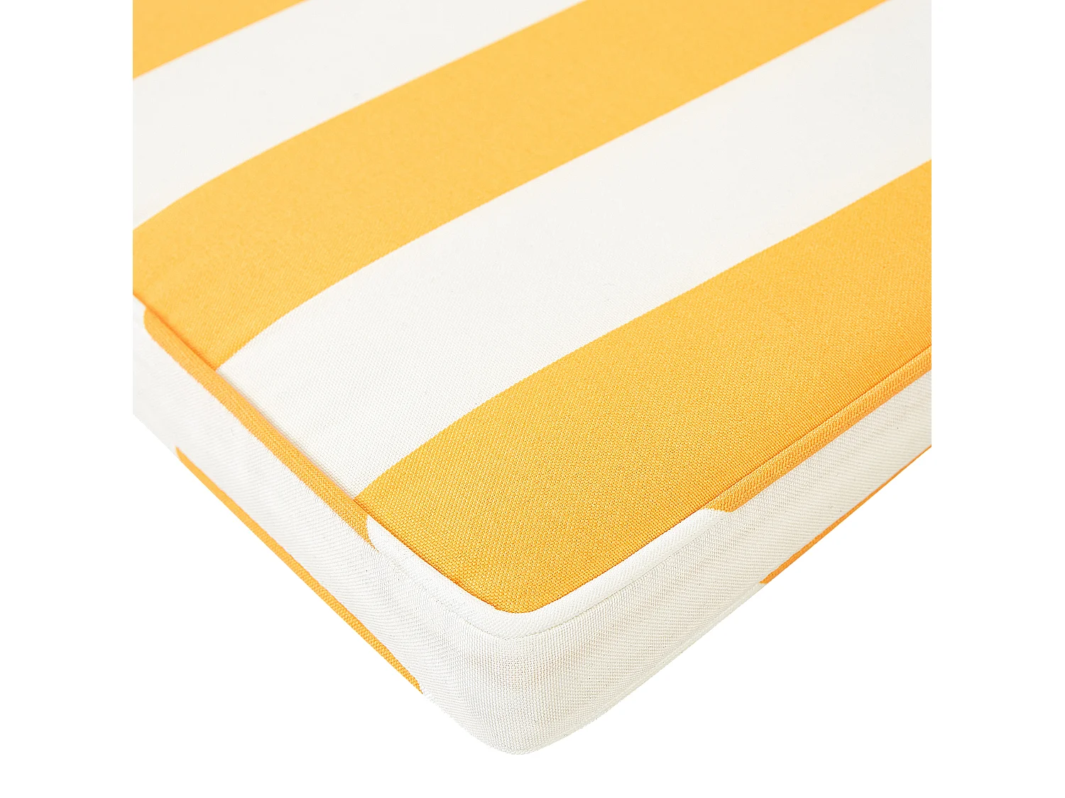 Lot de 2 coussins pour chaises de jardin TERNI 37 x 34 cm Jaune