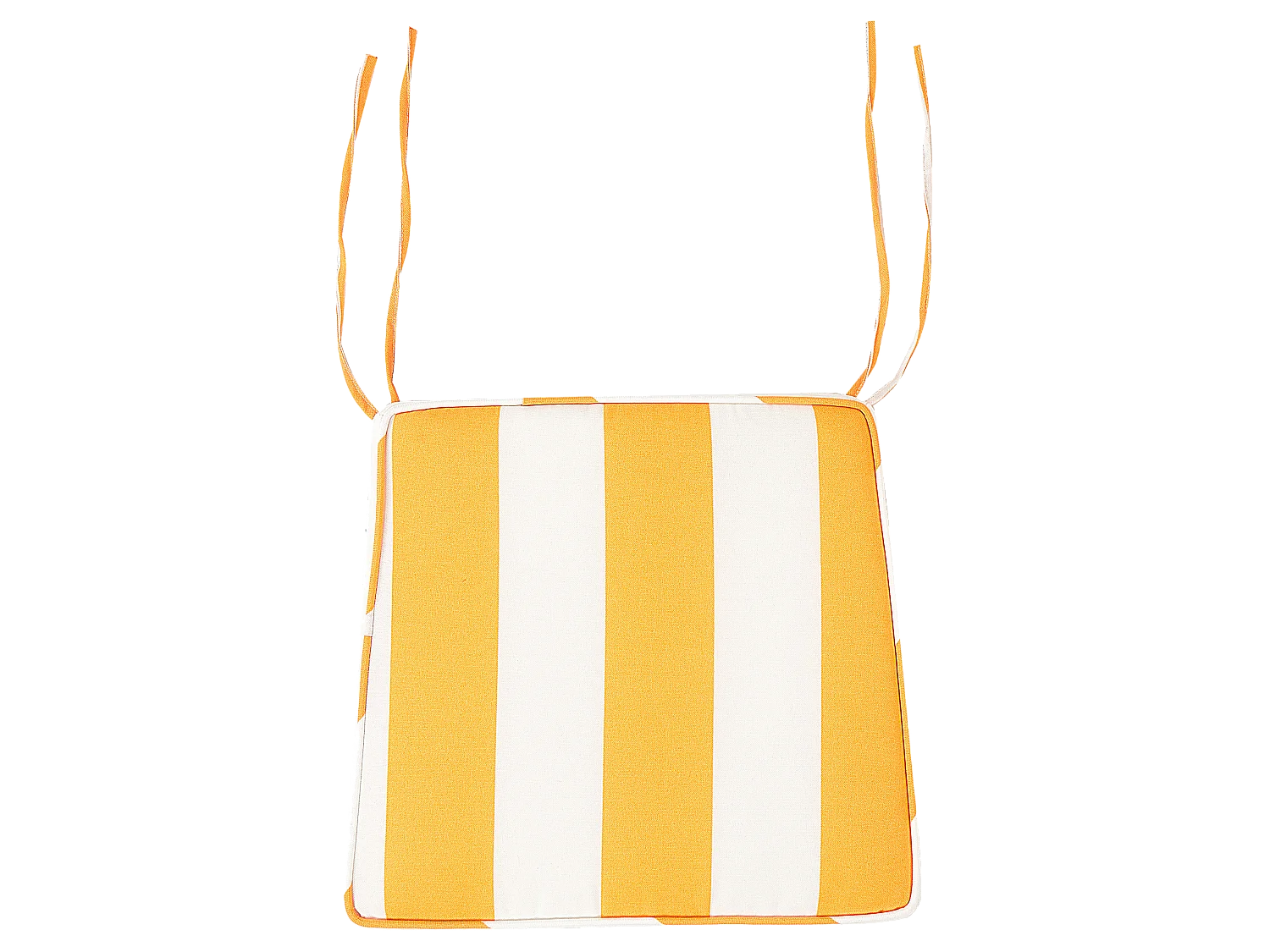 Conjunto de 2 almofadas de cadeira para jardim TERNI 37 x 34 cm Amarelo