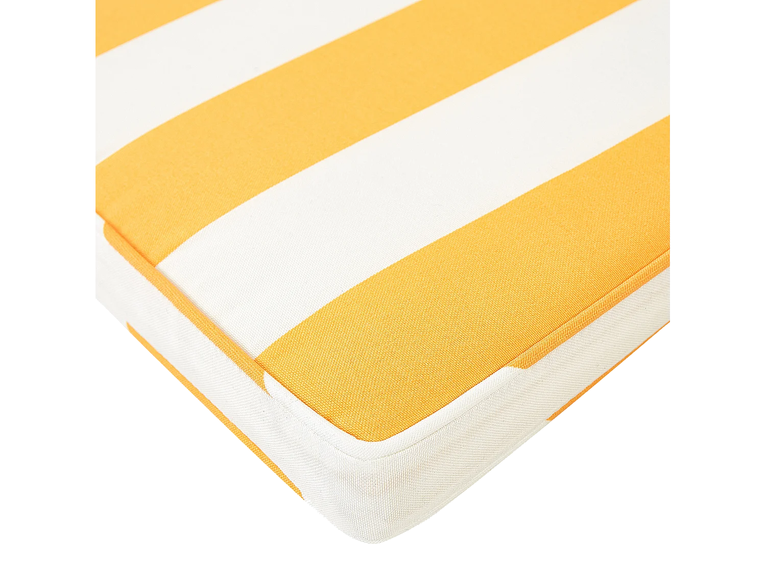 Conjunto de 2 almofadas de cadeira para jardim TERNI 37 x 34 cm Amarelo