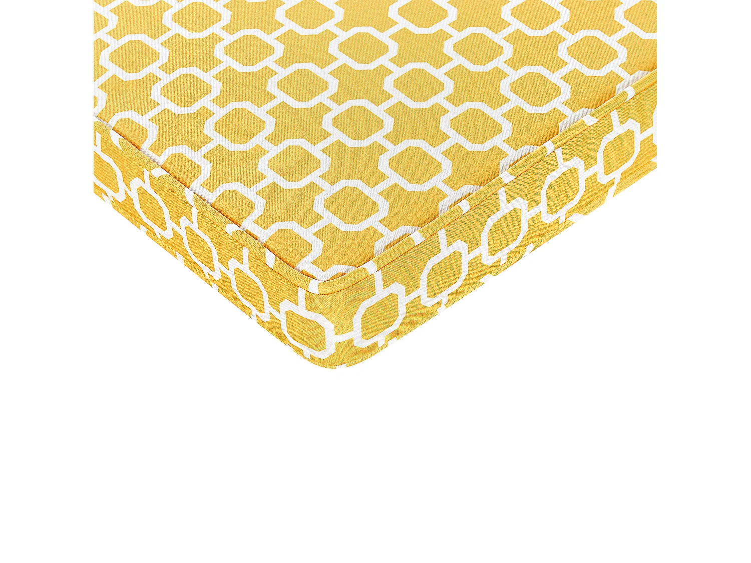 Lot de 2 coussins pour chaises de jardin TERNI 37 x 34 cm Jaune