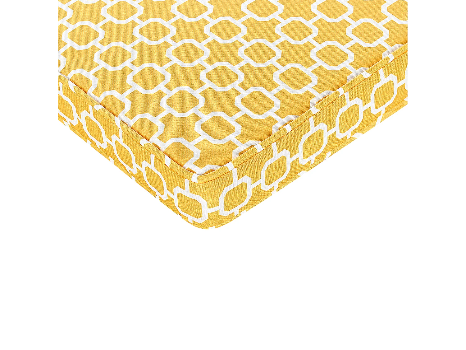 Lot de 2 coussins pour chaises de jardin TERNI 37 x 34 cm Jaune