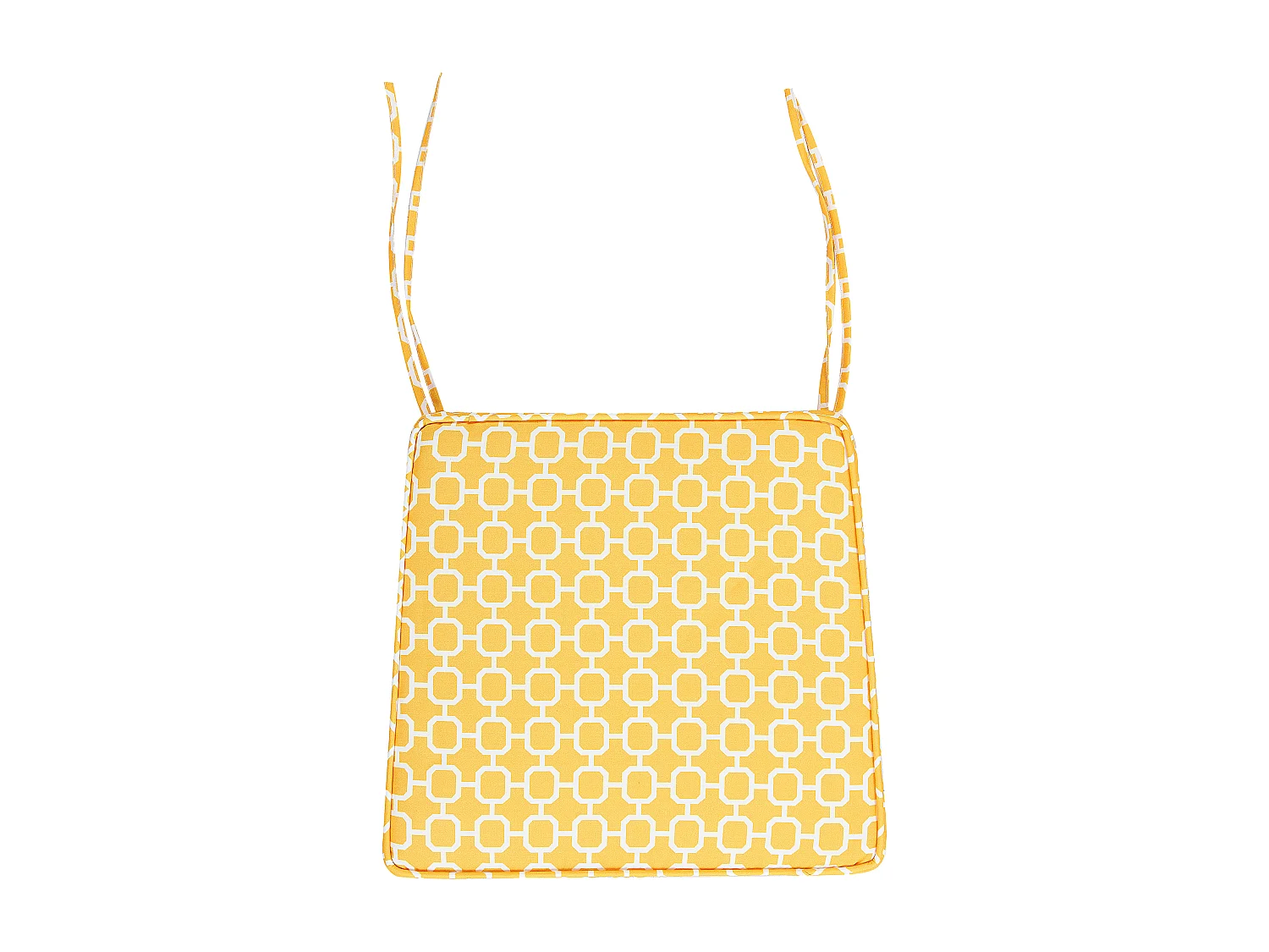Set di 2 cuscini per sedie TERNI 37 x 34 cm Giallo
