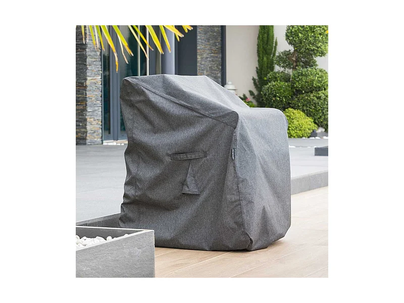 Copri sedia impilabile Hambo grigio - 70 x 70 x 120 cm - Hespéride